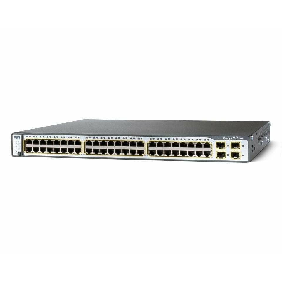 Cisco Catalyst 3750 48 Port Switch POE - WS-C3750-48PS-S