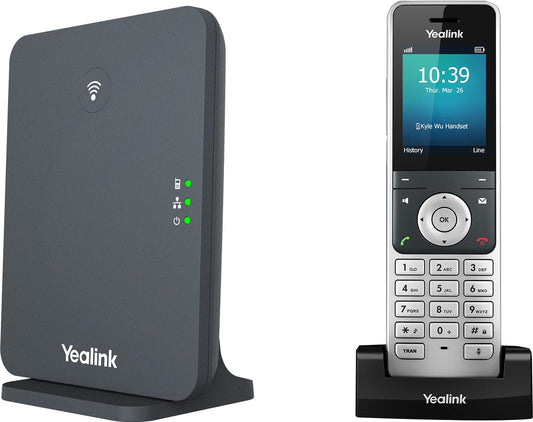 Yealink W76P IP DECT Wireless Handset Bundle W56H w/ W70 Base - YEALINK-W76P - Refurbished