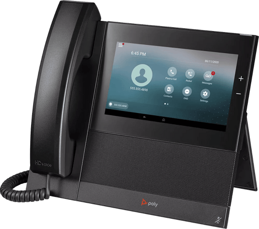 Polycom CCX 600 SIP Phone PoE - POLY-CCX-600 Refurbished - POLY-CCX-600-R - Reef Telecom