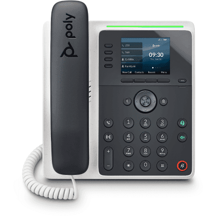 Polycom Edge E220 IP Phone - Poly Edge E220 2200-86990-025 Refurbished - POLY-EDGE-E220-R - Reef Telecom