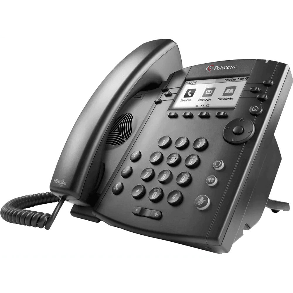 Polycom VVX300 IP Phone - VVX 300 2200-46135-025 Refurbished - POLY-VVX-300-R - Reef Telecom