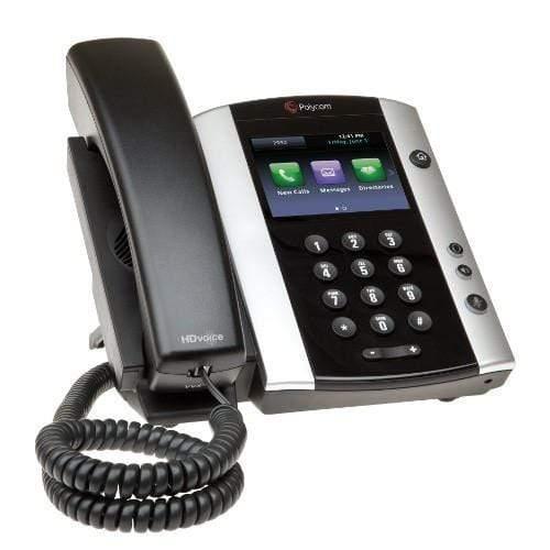 Polycom VVX500 Gigabit IP Phone - VVX 500 2200-44500-025 Refurbished - POLY-VVX-500-R - Reef Telecom