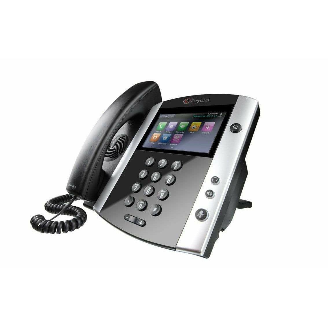 Polycom VVX600 Gigabit IP Phone - VVX 600 2200-44600-025 Refurbished - POLY-VVX-600-R - Reef Telecom
