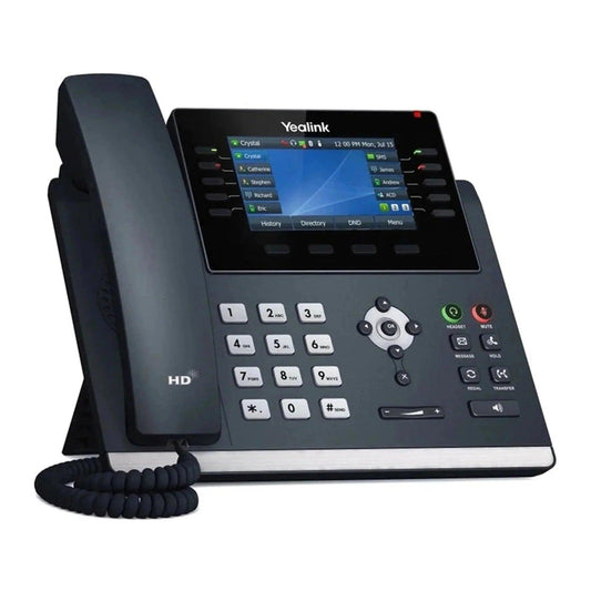 Yealink 16 Line Gigabit IP PoE Phone - YEALINK-T46U Refurbished - YEALINK-T46U-R - Reef Telecom