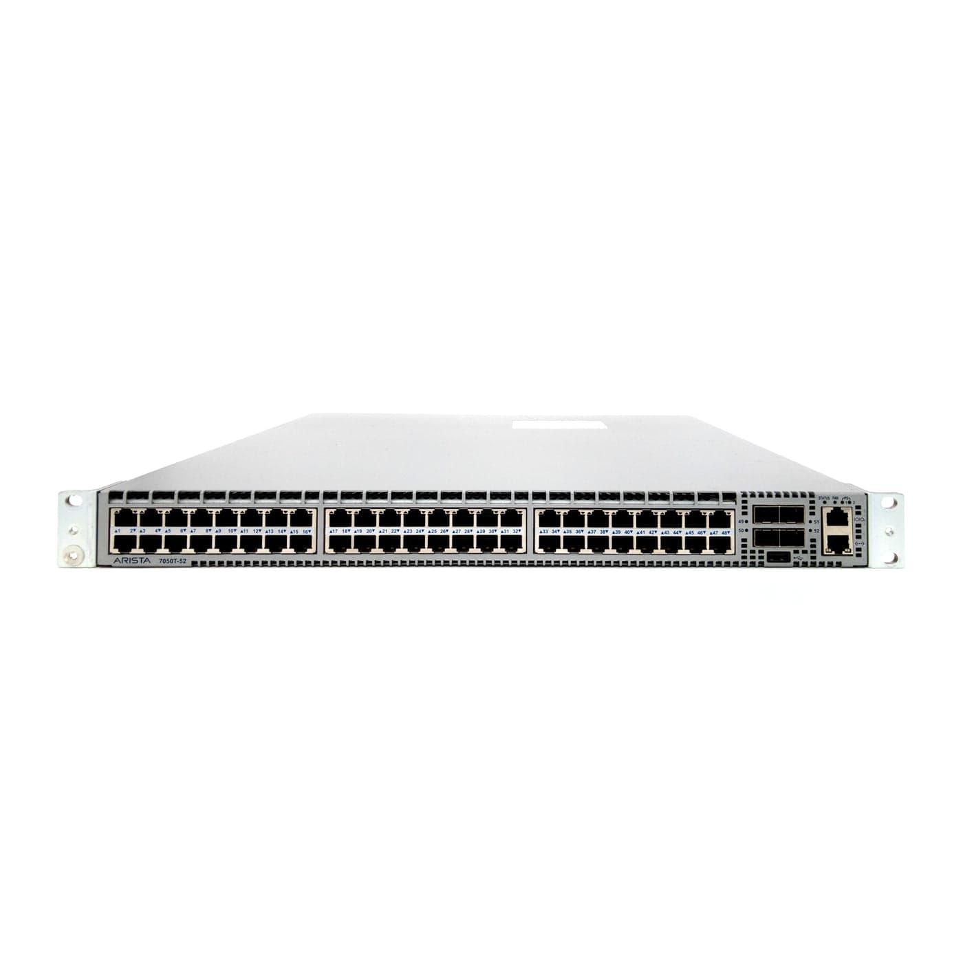 Arista 7050TX 48 Port Gigabit Switch - DCS-7050T-52-F Refurbished - DCS-7050T-52-F-R - Reef Telecom