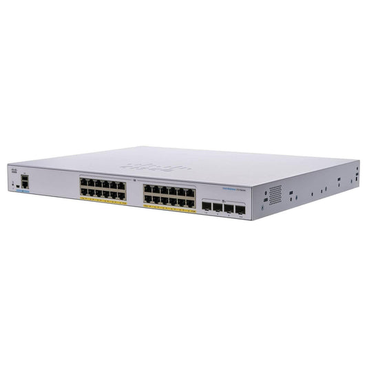 Cisco 24x 10/100/1000 Ethernet PoE+ ports and 195W PoE budget, 4x 10G SFP+ uplinks Switch - C1000-24P-4X-L Refurbished - C1000-24P-4X-L -R - Reef Telecom