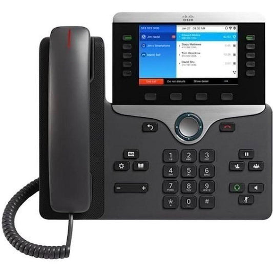 Cisco 8861 5-Line Multiplatform IP Gigabit Phone w/ Power - CP-8861-3PW-NA-K9 - New - CP-8861-3PW-NA-K9 - Reef Telecom