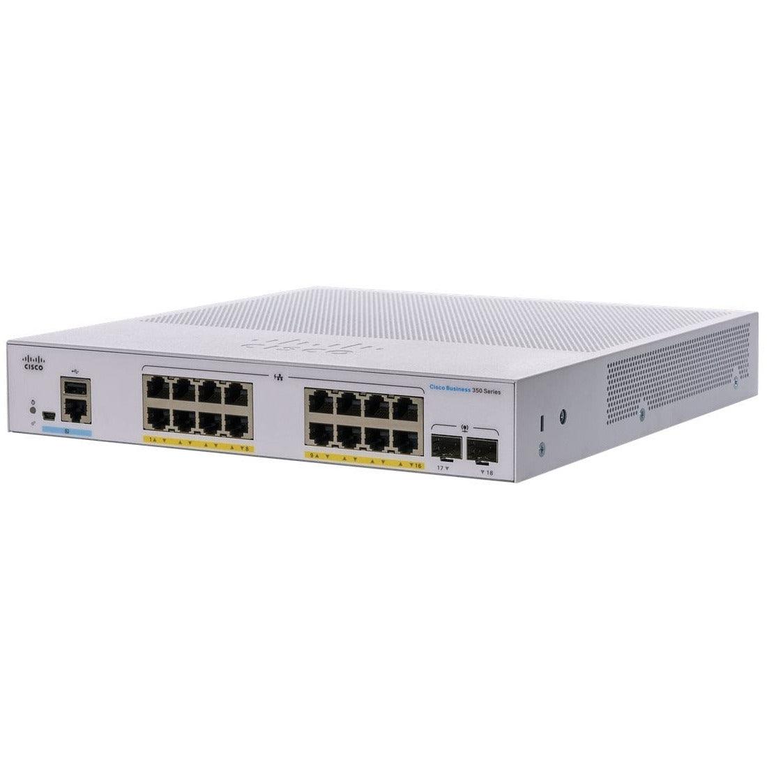 Cisco C1000 16x 10/100/1000 Ethernet PoE+ ports and 240W PoE budget, 2x 1G SFP uplinks Switch - C1000-16FP-2G-L Refurbished - C1000-16FP-2G-L-R - Reef Telecom