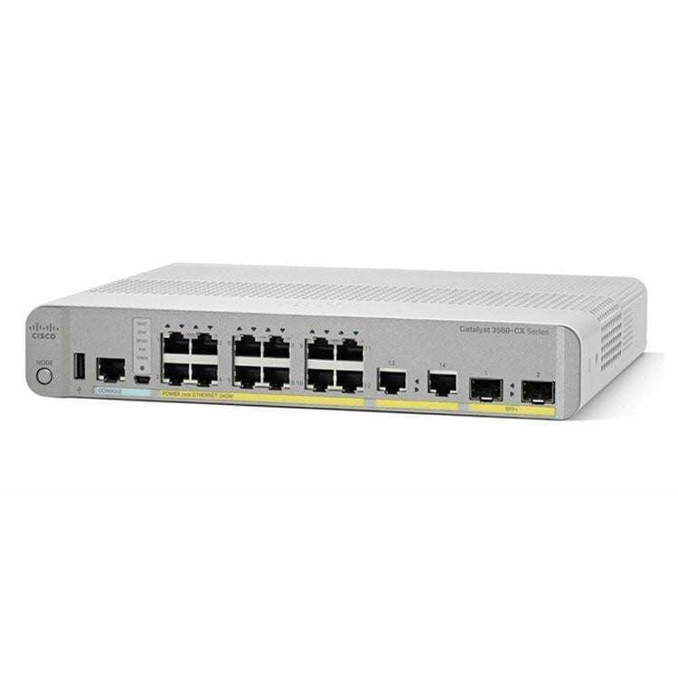 Cisco Catalyst 3560 12 Port Gigabit Switch POE - WS-C3560CX-12PC-S - WS-C3560CX-12PC-S-R - Reef Telecom