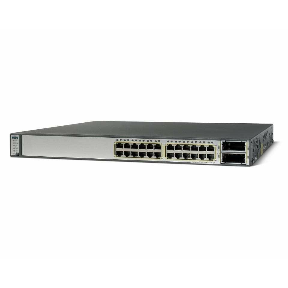 Cisco Catalyst 3750E 24 Port Gigabit Switch - WS-C3750E-24TD-S - WS-C3750E-24TD-S - Reef Telecom