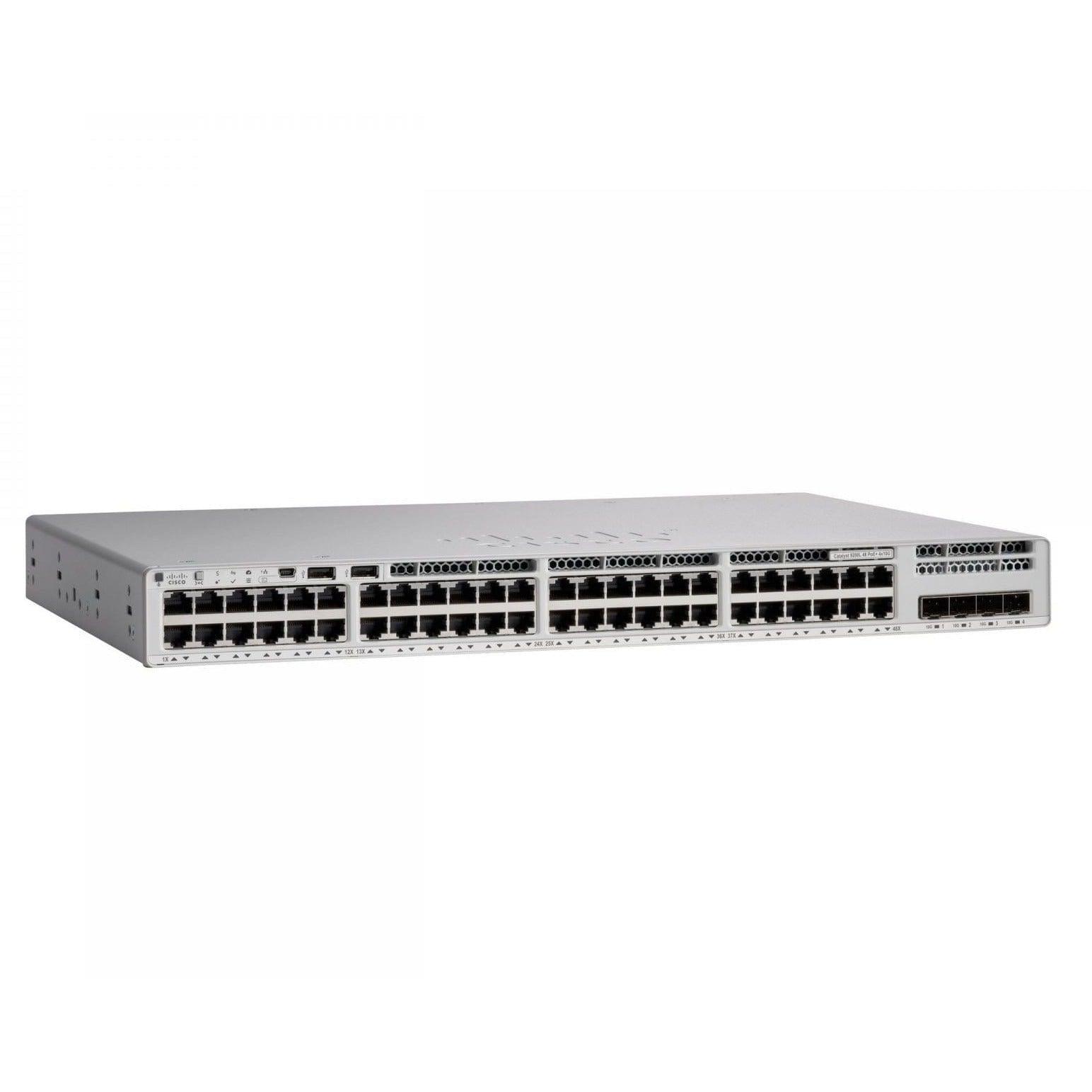 Cisco Catalyst 9200 48-port 8xmGig, 40x1G, PoE+, Network Advantage - C9200-48PXG-A Refurbished - C9200-48PXG-A-R - Reef Telecom
