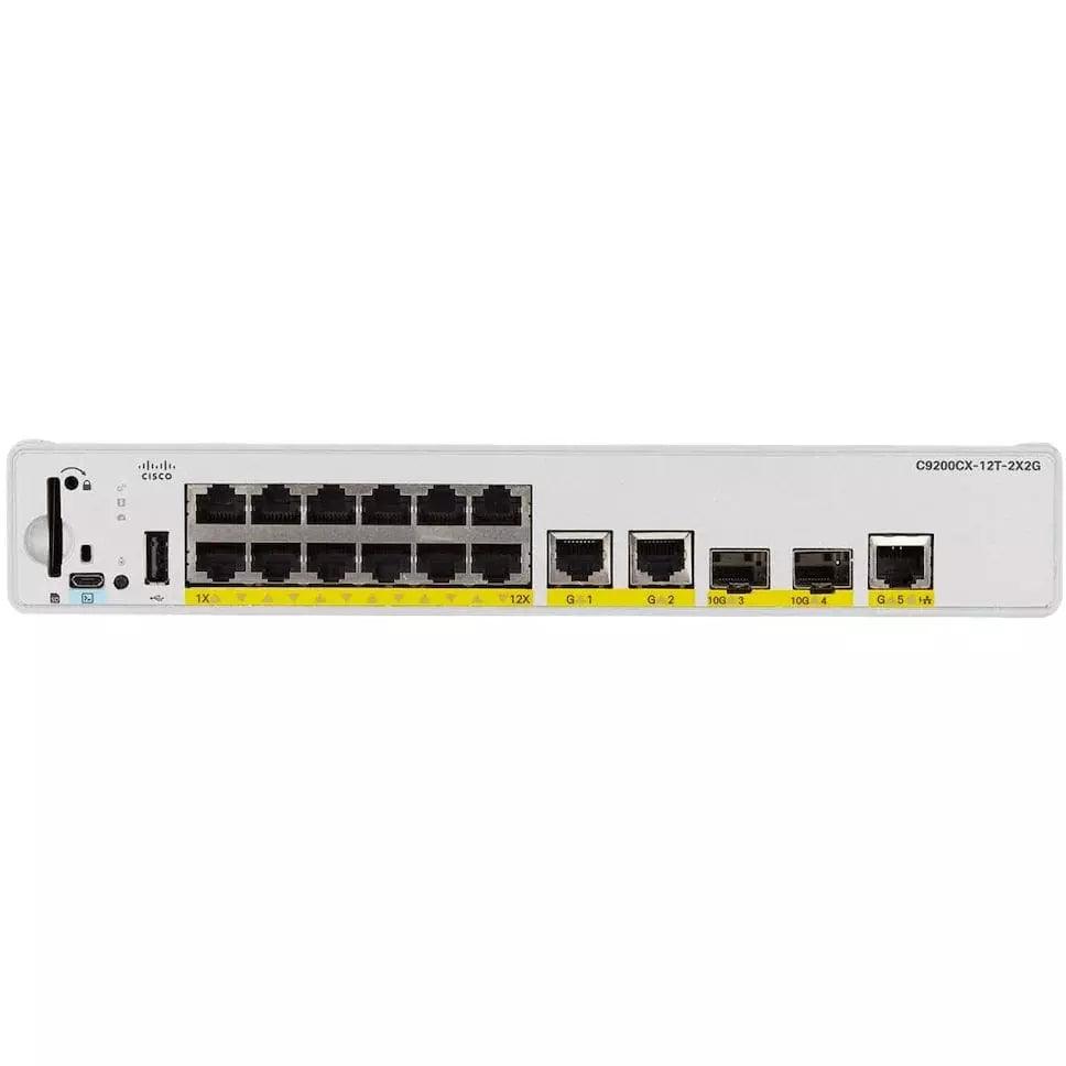 Cisco Catalyst 9200CX 12-port 1G, 2x10G and 3x1G, data, Network Essentials - C9200CX-12T-2X2G-E Refurbished - C9200CX-12T-2X2G-E-R - Reef Telecom