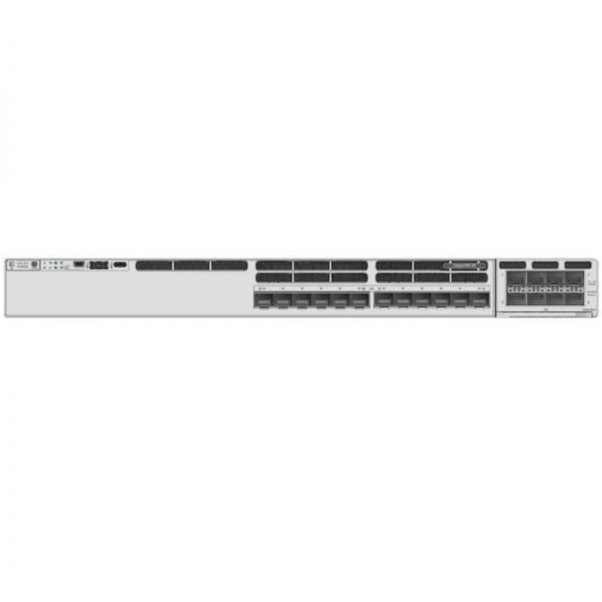 Cisco Catalyst 9300 12-port 25G/10G/1G SFP28 with modular uplinks, Network Advantage - C9300X-12Y-A - Refurbished - C9300X-12Y-A-R - Reef Telecom