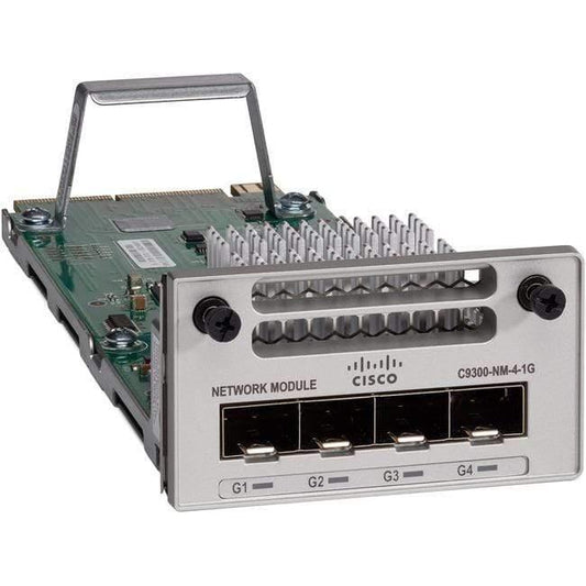 Cisco Catalyst C9300 4 Port 1Gbit SFP Module - C9300-NM-4G Refurbished - C9300-NM-4G-R - Reef Telecom