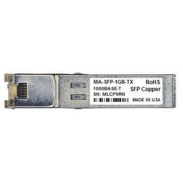Cisco Meraki 1GbE SFP Copper Module For MX75, MX85, MX95, MX105, MX250, MX450 - MA-SFP-1GB-TX - New - MA-SFP-1GB-TX - Reef Telecom