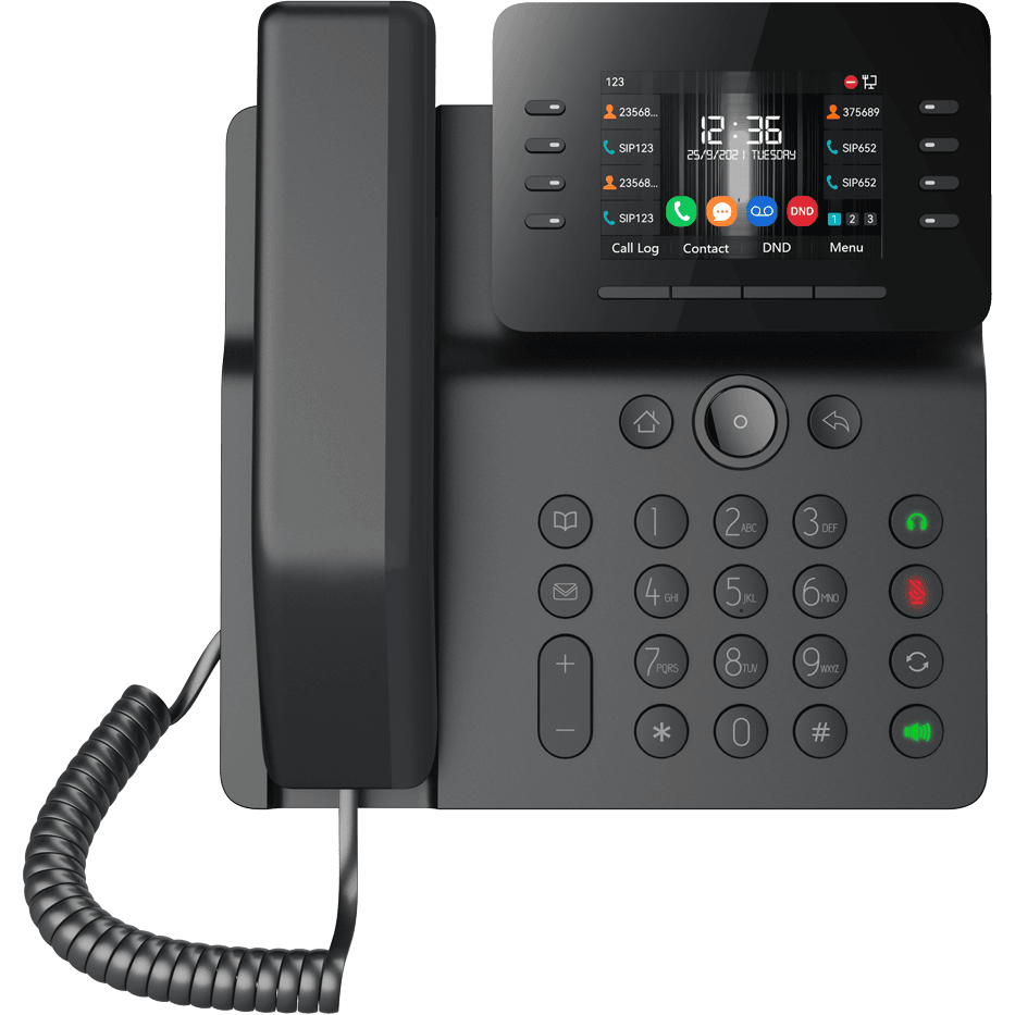 Fanvil V64 12 Line SIP Prime Business PoE Phone w/ WiFi & Bluetooth - FANVIL-V64 - New - FANVIL-V64 - Reef Telecom