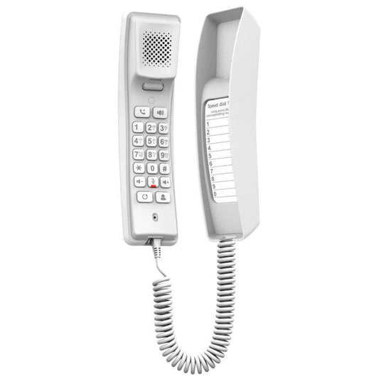 Fanvil White H2U Compact PoE SIP Hospitality Phone - FANVIL-H2U-W - New - FANVIL-H2U-W - Reef Telecom