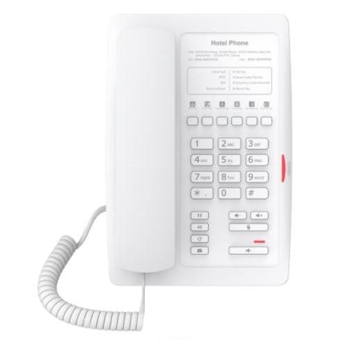 Fanvil White H3 PoE 2 Line SIP Hospitality Phone - FANVIL-H3-W - New - FANVIL-H3-W - Reef Telecom