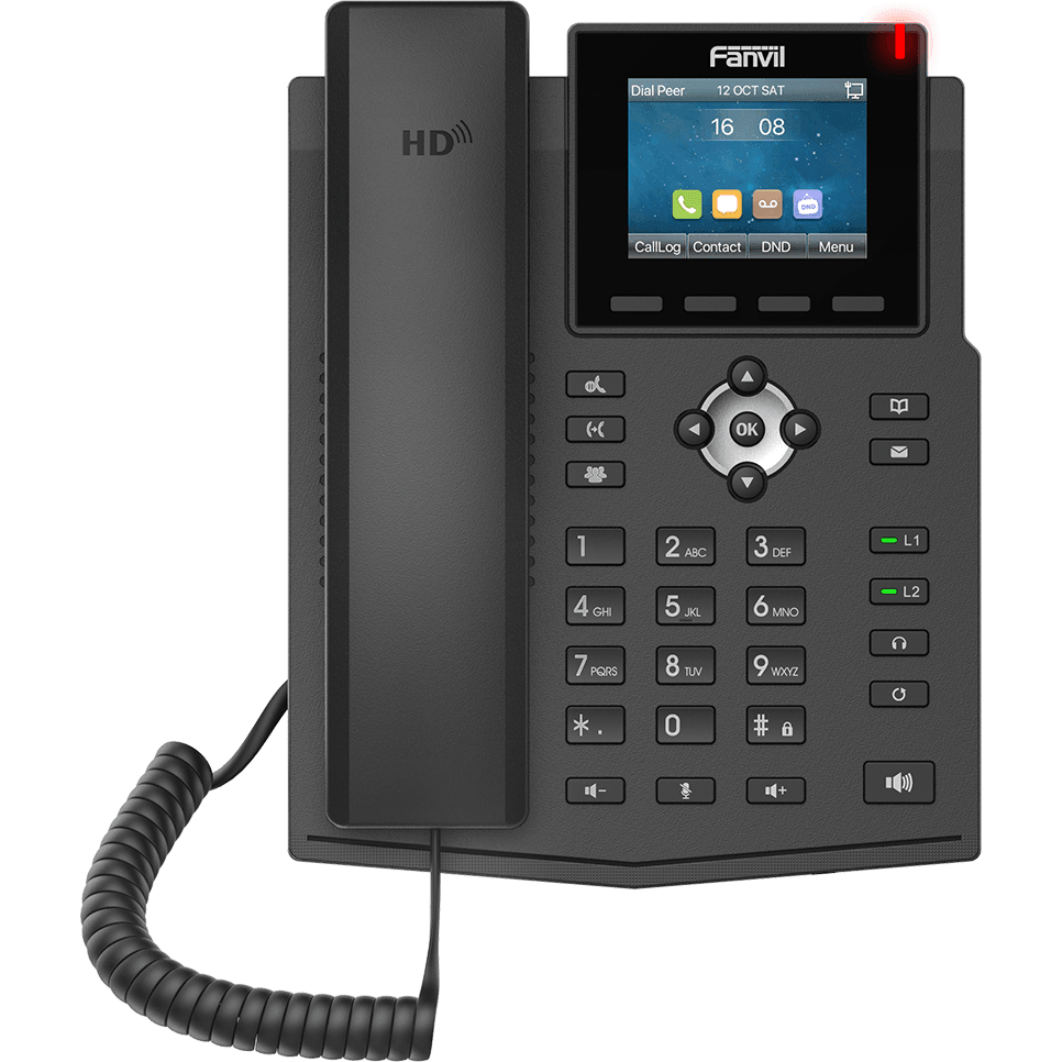 Fanvil X3U Pro 2.8" Color Display 6 Line SIP PoE IP phone - FANVIL-X3U-PRO - New - FANVIL-X3U-PRO - Reef Telecom