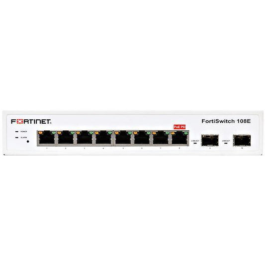 Fortinet FortiSwitch 108E-POE 8 port Gigabit PoE Switch - FS-108E-POE - Refurbished - FS-108E-POE-R - Reef Telecom