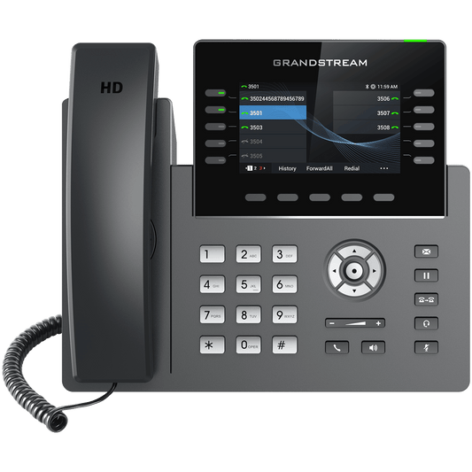 Grandstream Carrier-Grade 10 Line PoE and WiFi IP Phone - GRANDSTREAM-GRP2615 New - GRANDSTREAM-GRP2615 - Reef Telecom