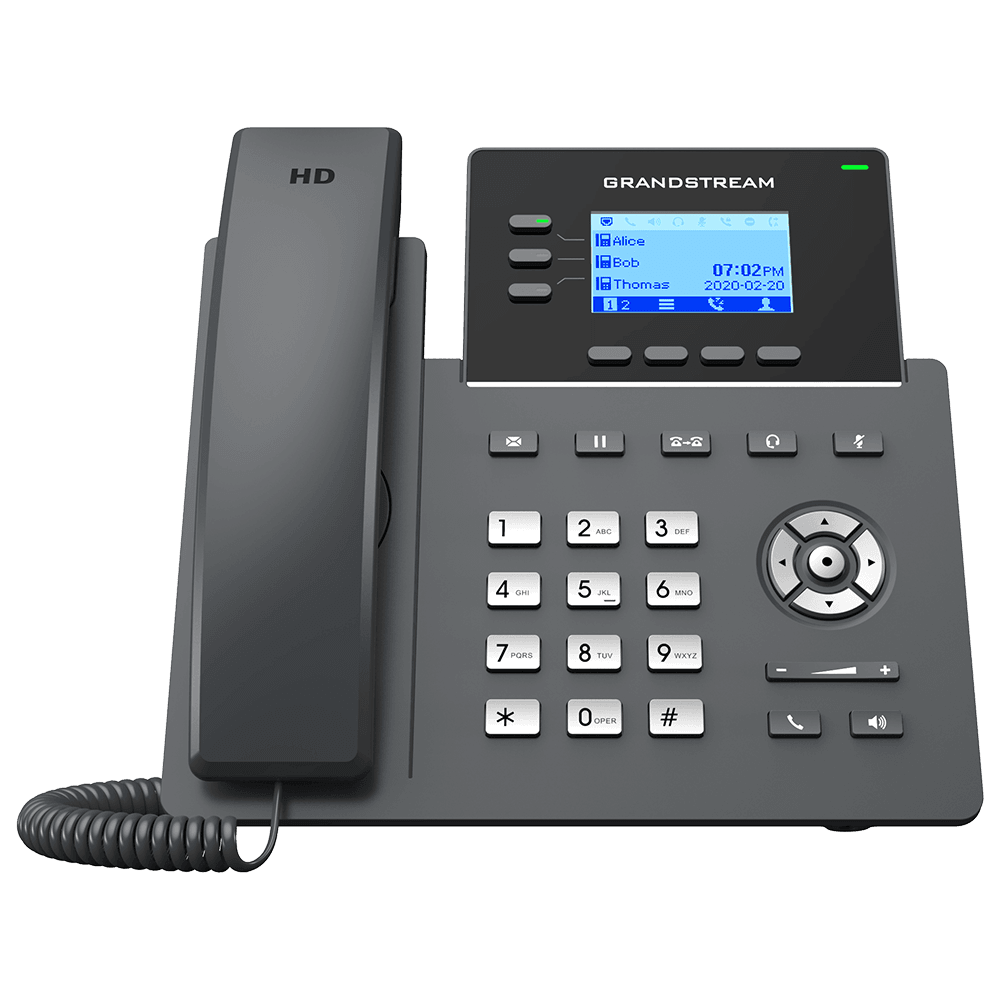 Grandstream Carrier-Grade 3 Line PoE IP Phone - GRANDSTREAM-GRP2603P New - GRANDSTREAM-GRP2603P - Reef Telecom