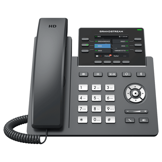 Grandstream Carrier-Grade 6 Line PoE IP Phone - GRANDSTREAM-GRP2613 New - GRANDSTREAM-GRP2613 - Reef Telecom