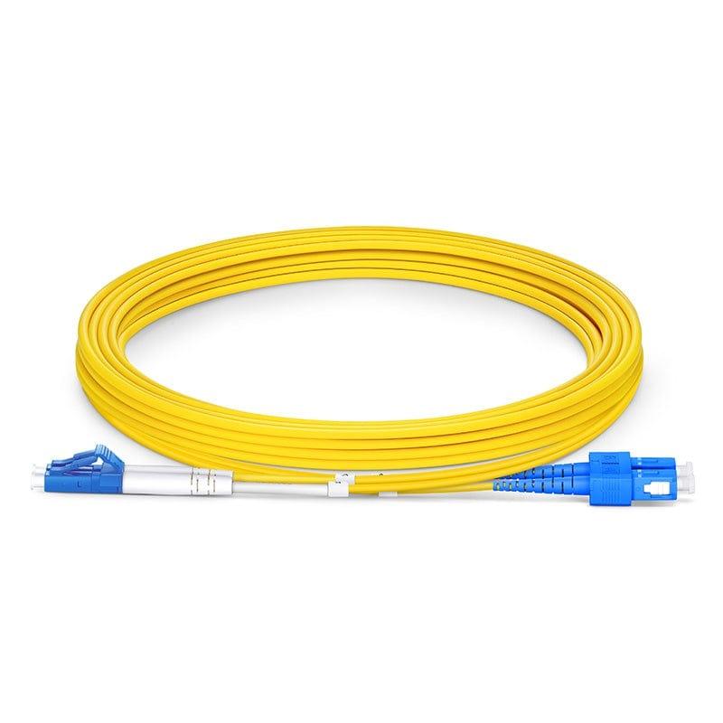 LC to LC 3M Yellow Single Mode Fiber Cable 9/125 OS1/OS2 - FSD9LCLC2-03 New - FSD9LCLC2-03 - Reef Telecom