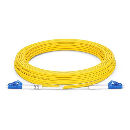 LC to LC 5M Yellow Single Mode Fiber Cable 9/125 OS1/OS2 - FSD9LCLC2-05 New - FSD9LCLC2-05 - Reef Telecom