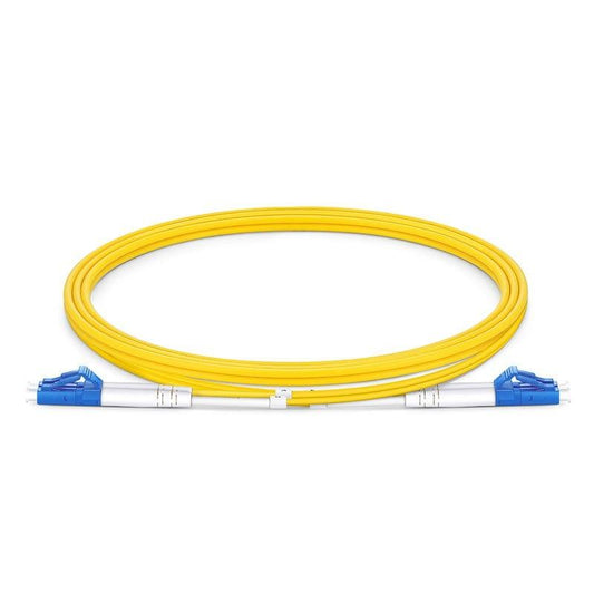 LC to SC Single Mode Duplex 9/125 (OS1/OS2) Fiber Cable 2mm PVC Yel - 3.28 ft - 1 Meter - FSD9LCSC2-01 New - FSD9LCSC2-01 - Reef Telecom