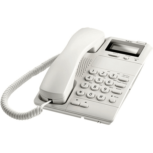 NEC White AT-50 Basic Analog Single-Line Phone - NEC-BE117781 - New - NEC-BE117781 - Reef Telecom