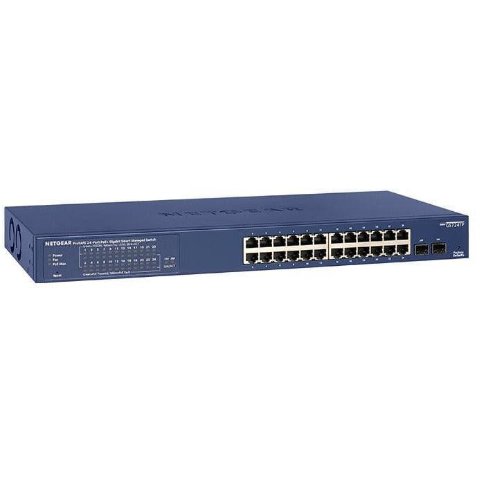 Netgear GS724TPV2 24 Port Smart Managed Pro Gigabit PoE+ Switch - GS724TPV2 - New - GS724TPV2 - Reef Telecom