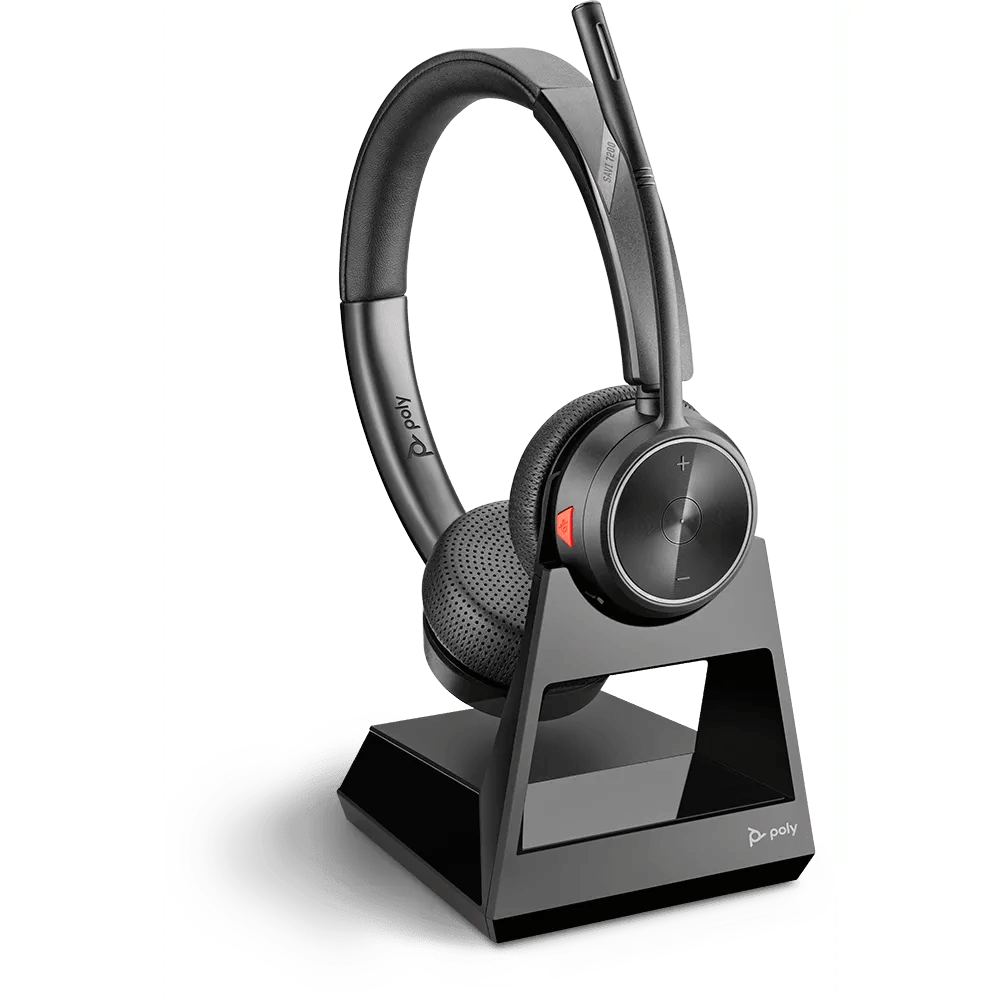 POLY/PLANTRONICS Savi 7220 Series Wireless Stereo Headset (213020-1) - PLAN-SAVI-7220 - Refurbished - PLAN-SAVI-7220-R - Reef Telecom