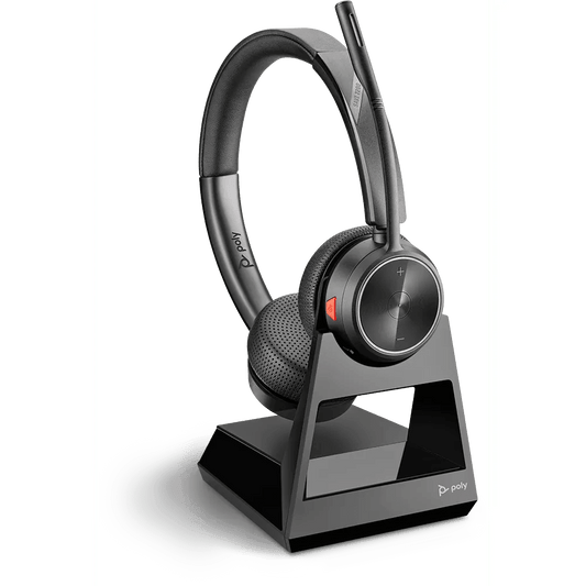 POLY/PLANTRONICS Savi 7220 Series Wireless Stereo Headset (213020-1) - PLAN-SAVI-7220 - Refurbished - PLAN-SAVI-7220-R - Reef Telecom