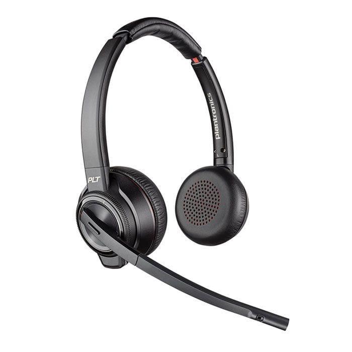 POLY/PLANTRONICS Savi 8220 Microsoft Office Wireless Stereo Headset (100-207326-01) - PLAN-SAVI-8220-M - New - PLAN-SAVI-8220-M - Reef Telecom